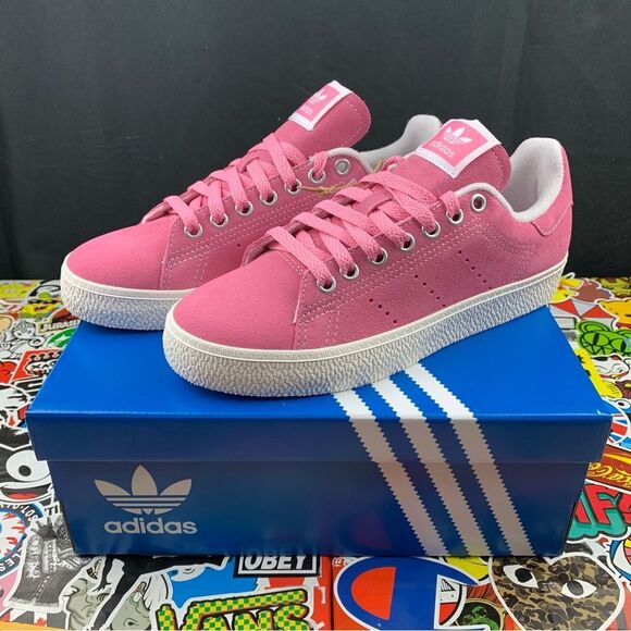 Stan Smith CS Pink Suede Women's Various Sizes - Picture 1 of 13